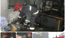 آتش سوزی منزل مسکونی واقع در خیابان سلمان فارسی