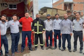 برگزاری تست عملیاتی ورزشی سازمان آتش نشانی بهشهر
