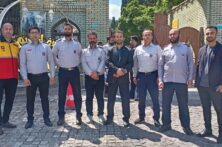 حضور پرشور آتشنشانان در راهپیمایی روز جهانی قدس واعلام همبستگی با ملت فلسطین