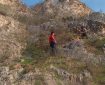 عملیات موفق نجات یک جوان از روی یک صخره توسط آتش نشانان بهشهری