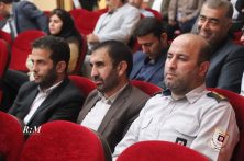حضور مدیر عامل آتش نشانی وهمکارانشان در همایش استانی بهداشت محیط حرفه ای درتالاربصیرت بهشهر