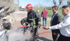 آتش سوزی تانکر سوخت در کمربندی بهشهر