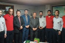 دیدار نوروزی اعضای شورا بهمراه رئیس سازمان از آتشنشانان