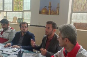 جلسه و بازدید میدانی ارگانهای امدادی و انتظامی شهرستان بهشهر از محل اجرای مانور بزرگ پدافند غیر عامل در مدرسه شهید چمران بهشهر جلسه و بازدید میدانی ارگانهای امدادی و انتظامی شهرستان بهشهر از محل اجرای مانور بزرگ پدافند غیر عامل در مدرسه شهید چمران بهشهر
